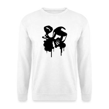 Paintball - Unisex Pullover - Weiß - Vorne