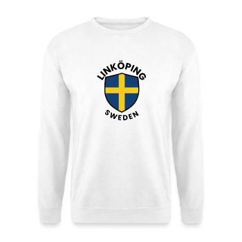 Bouclier de LÄNKÖPING, Suède - Sweat-shirt Unisexe - blanc - Devant