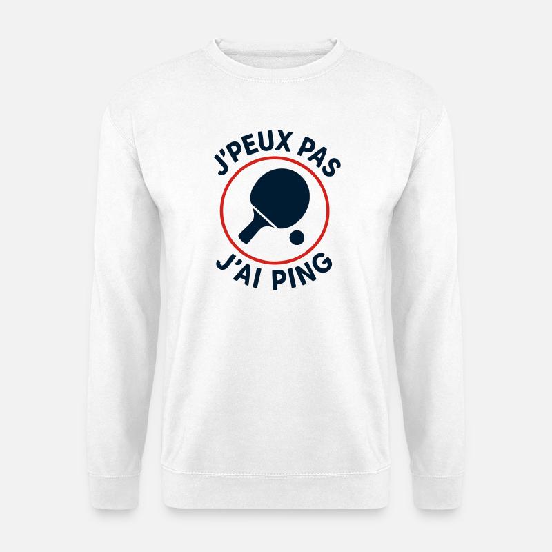 Ich kann nicht, ich ping. - Unisex Pullover - Weiß