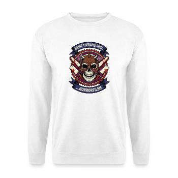 My Therapy: Horror Movies - Unisex Sweatshirt - white - Front