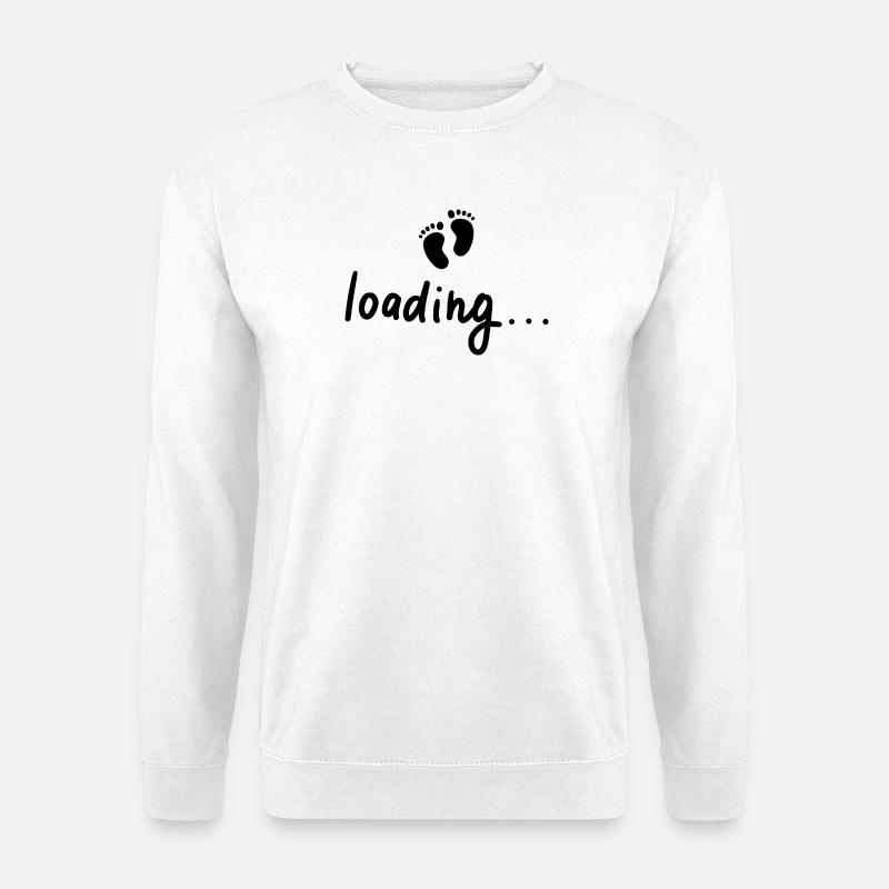 Loading - Unisex Sweatshirt - white