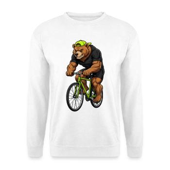 Vélo de route Vélo Vélo Sport Vélo VTT - Sweat-shirt Unisexe - blanc - Devant