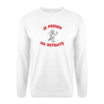 Cupidon Démissionne - Sweat-shirt Unisexe - blanc - Devant
