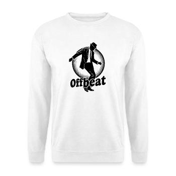 Décalé en costume - Sweat-shirt Unisexe - blanc - Devant