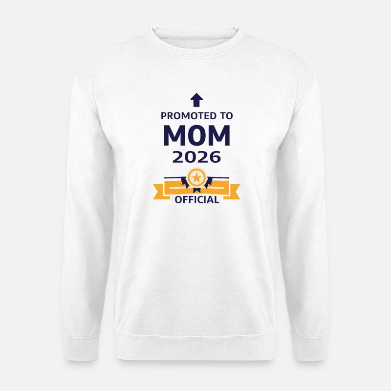 Mama seit 2026 – Proud New Mom Design - Unisex Pullover - Weiß