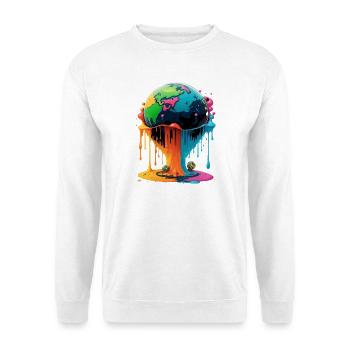 Globe - Earth - Globe - Unisex Sweatshirt - white - Front