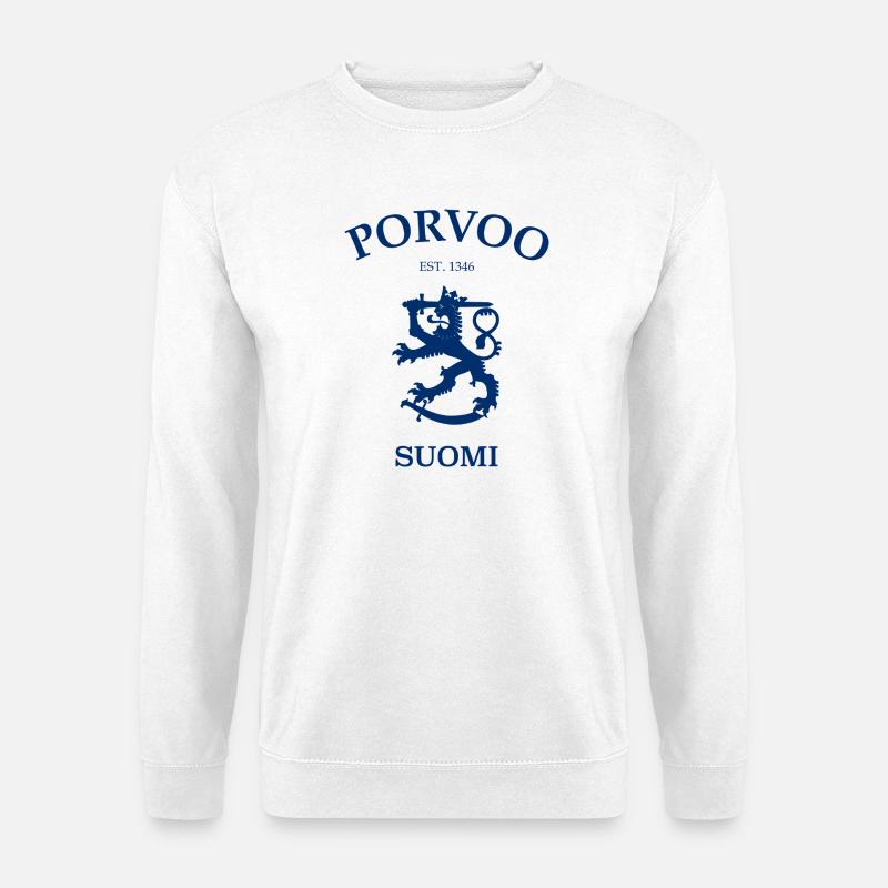 Porvoo Suomi Finland  - Unisex Pullover - Weiß