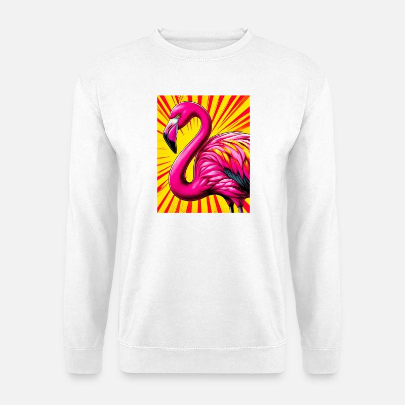 flamingo - Unisex Sweatshirt - white