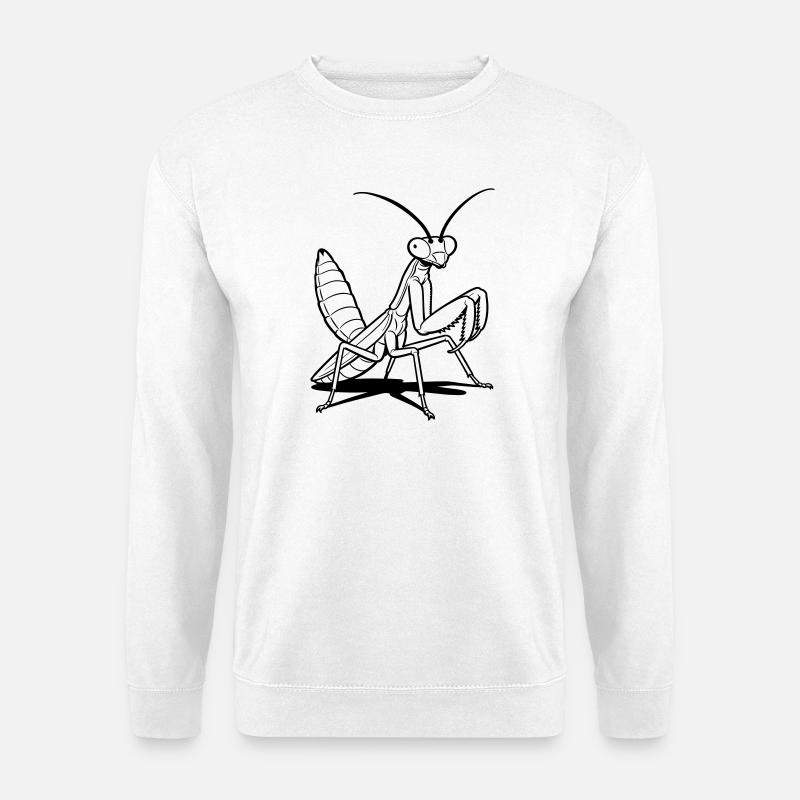 Gottesanbeterin - Unisex Pullover - Weiß