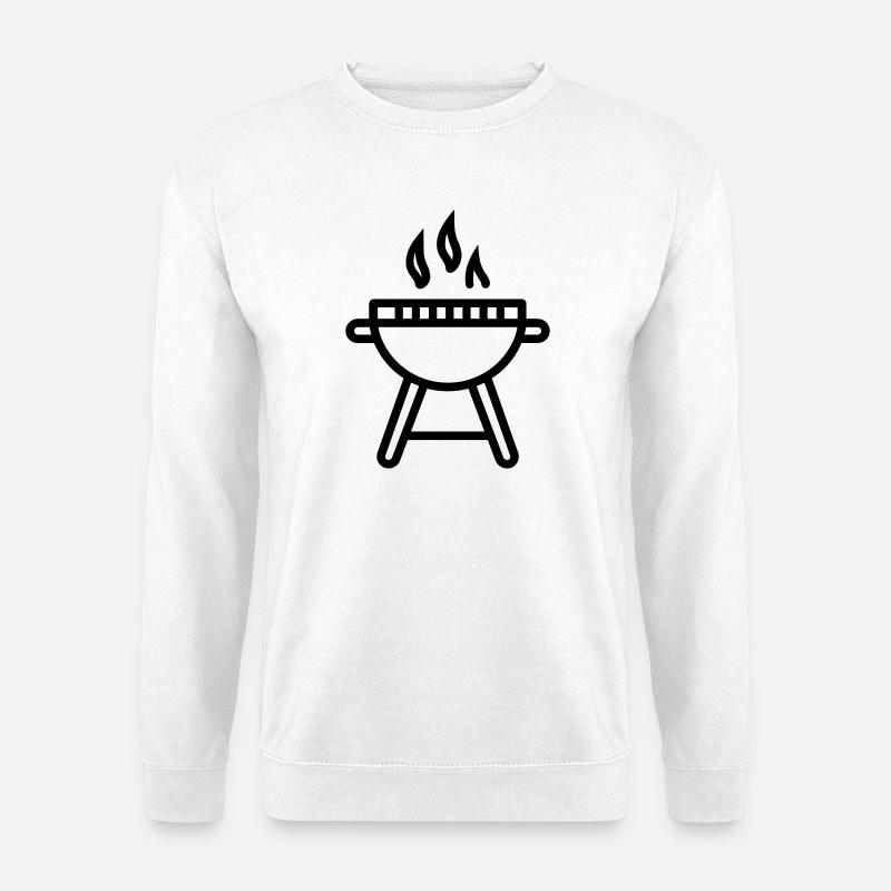 Barbecue - Unisex Sweatshirt - white