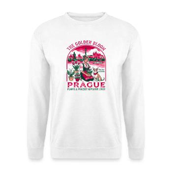 The Golden Bloom Prague Plants Lover - Unisex Pullover - Weiß - Vorne