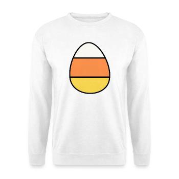 Zuckermais - Unisex Pullover - Weiß - Vorne - Alina (178cm) & Michal (187cm)