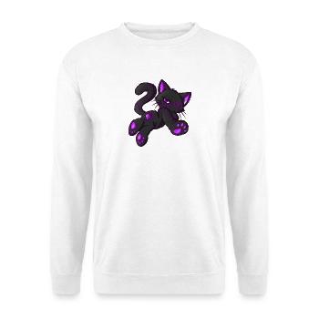 Nikka (Bella Donna‘s wicked world) - Unisex Pullover - Weiß - Vorne - Alina (178cm) & Michal (187cm)