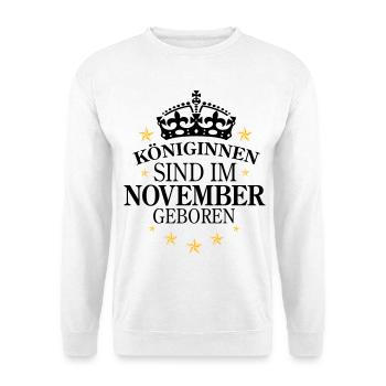 Königinnen November - Unisex Pullover - Weiß - Vorne