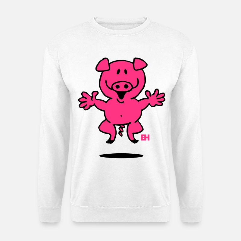Ferkel - Unisex Pullover - Weiß
