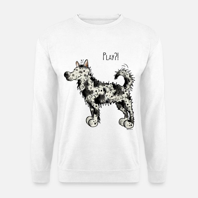 Funny Mudi Dog - Dogs - Comic - Gift - Unisex Sweatshirt - white