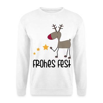 Weihnachten - Unisex Pullover - Weiß - Vorne