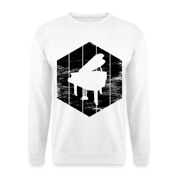 Pianist - Unisex Sweatshirt - white - Front