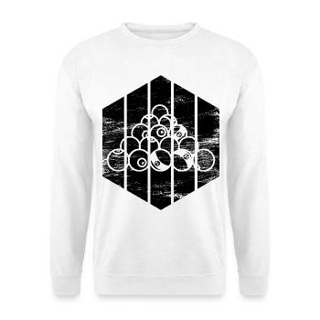 Cool billiards - Unisex Sweatshirt - white - Front