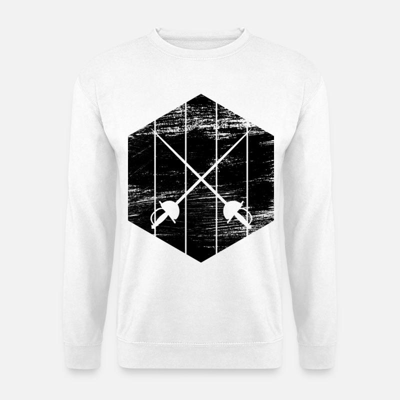 Fechtausrüstung - Unisex Pullover - Weiß
