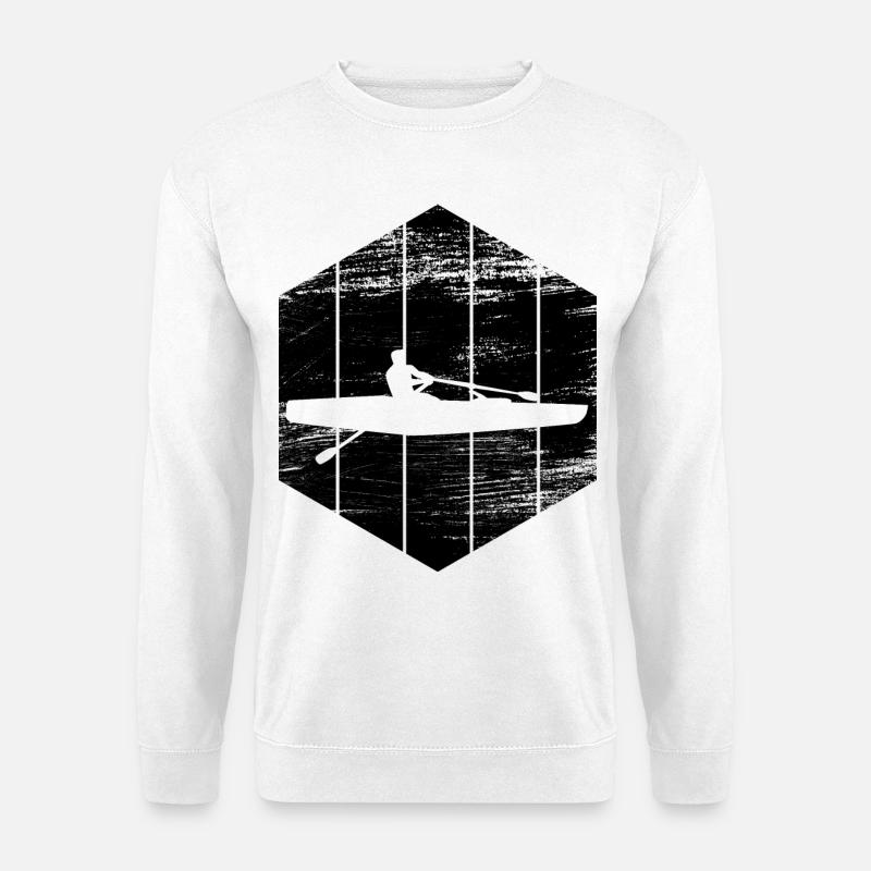 Riemenrudern - Unisex Pullover - Weiß
