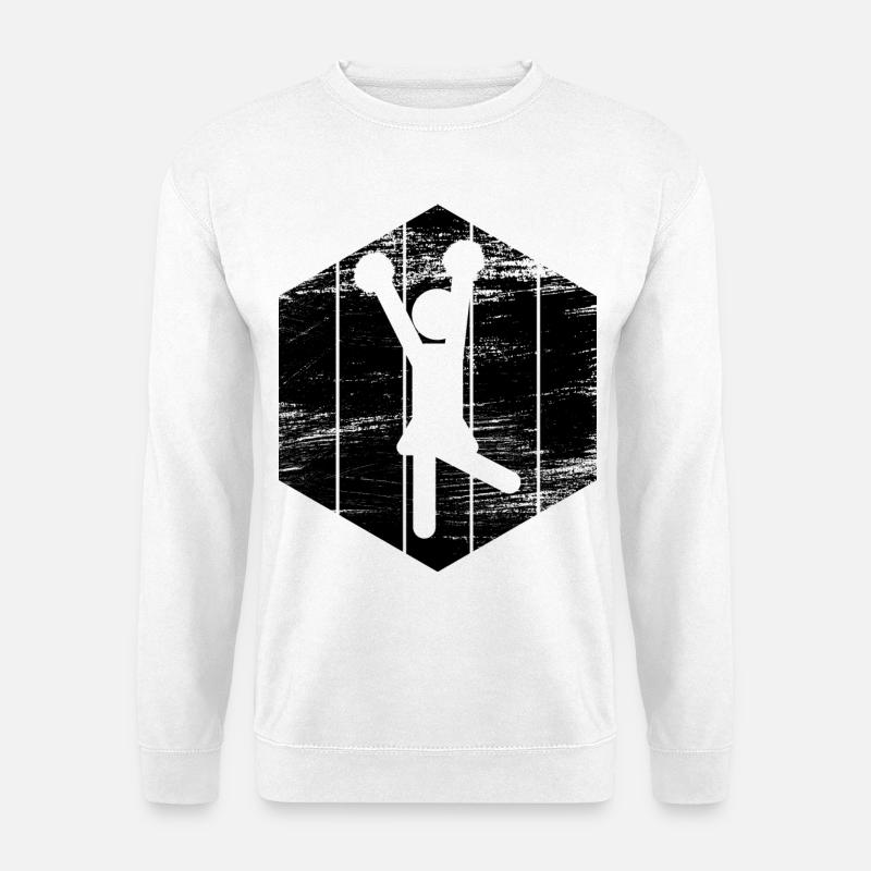 Cheerleader Stick Figures - Unisex Sweatshirt - white