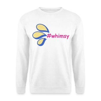 Hatch tag whimsy slogan - Unisex Sweatshirt - white - Front
