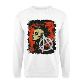 Punk Rock Girl - Unisex Sweatshirt - white - Front