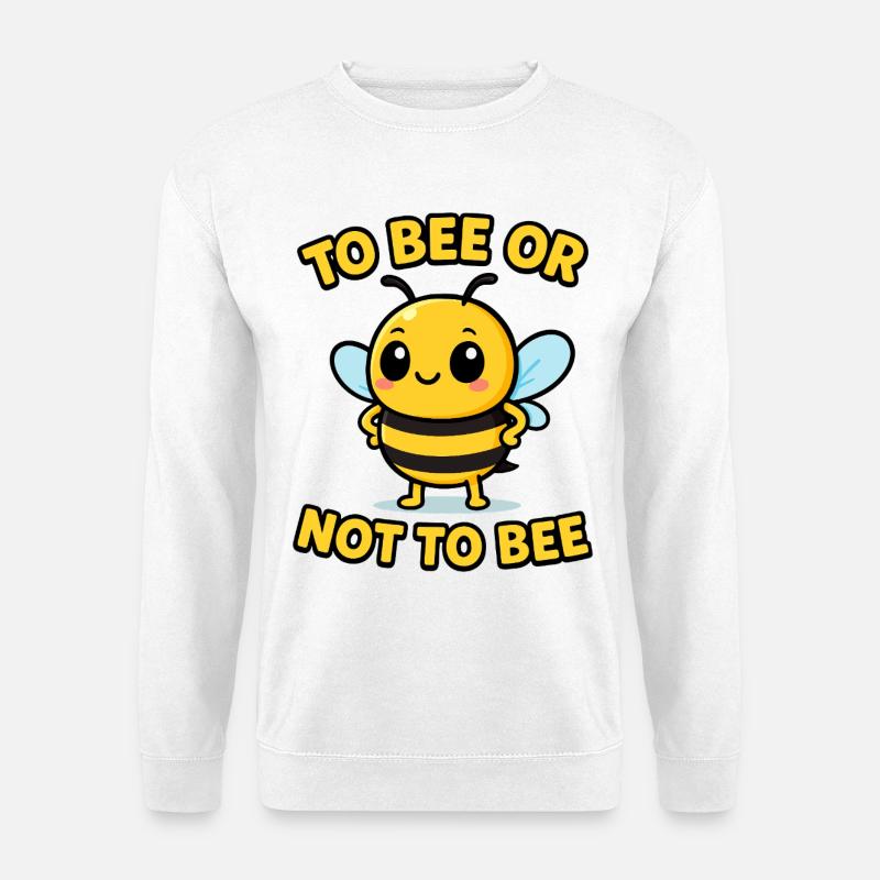 Biene oder nicht Biene - Unisex Pullover - Weiß