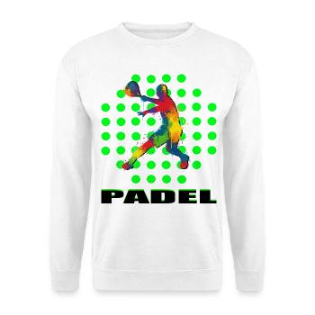 Padel - Unisex sweater - hvid - Foran