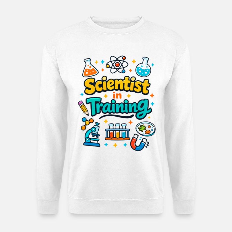 Young scientist in training - Unisex Sweatshirt - white