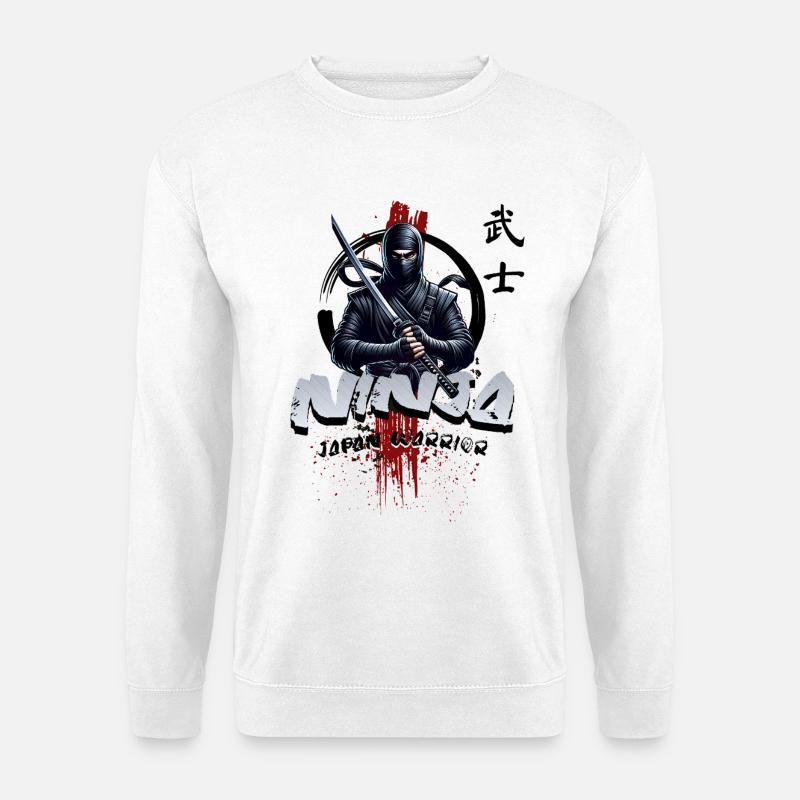 Ninja Japan Krieger  - Unisex Pullover - Weiß