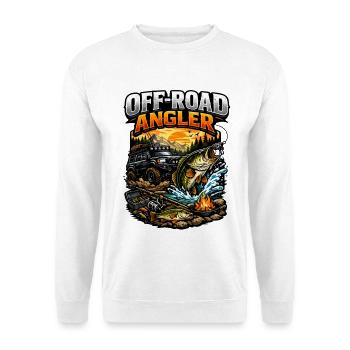 Aventure de pêche tout-terrain – Pêche, camping et terrain - Sweat-shirt Unisexe - blanc - Devant
