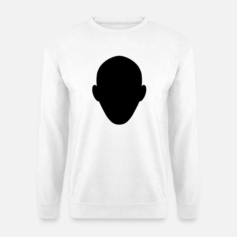Kopf - Unisex Pullover - Weiß