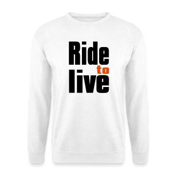 Bikers - Unisex Sweatshirt - white - Front