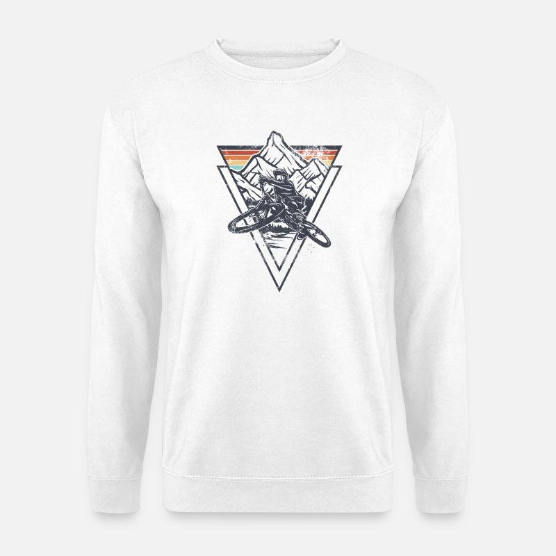 Summit Geometry Sunset - Unisex Sweatshirt - white