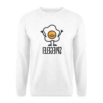 Spiegelei Spiegelbild Keto Ketogen Keton Ei Diät - Unisex Pullover - Weiß - Vorne