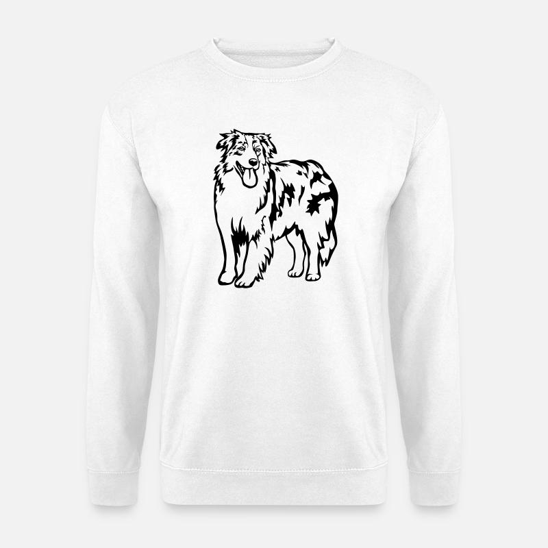 Australian Shepherd - Unisex Sweatshirt - white