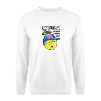 Lemonhead, toujours un frais - Sweat-shirt Unisexe - blanc - Devant