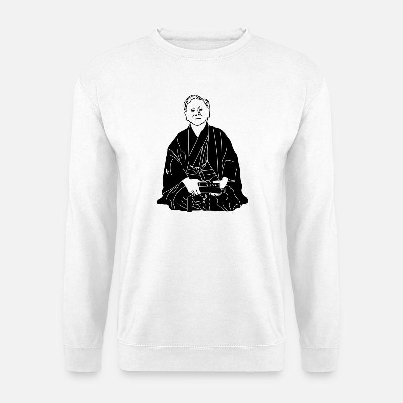 Gichin Funakoshi Shotokan Karate - Unisex Pullover - Weiß