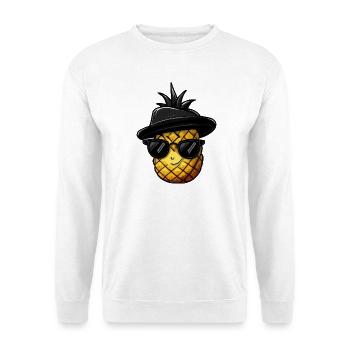 Pineapple Gangster Mafia Kawaii - Unisex Sweatshirt - white - Front