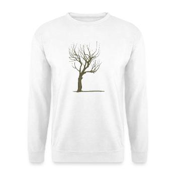 Tree without leaves - modificated - Unisex Sweatshirt - white - Front