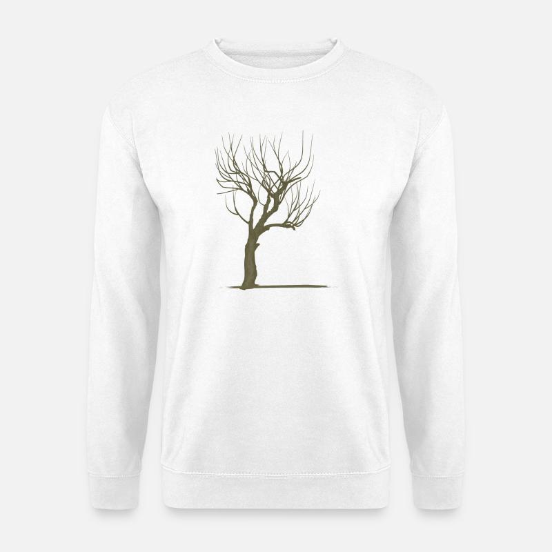 Baum ohne Blätter - modificated - Unisex Pullover - Weiß