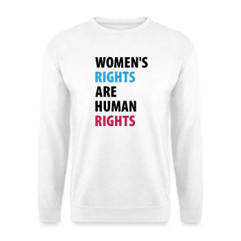 Women's Right Are Human Rights - Unisex Sweatshirt - white - Front