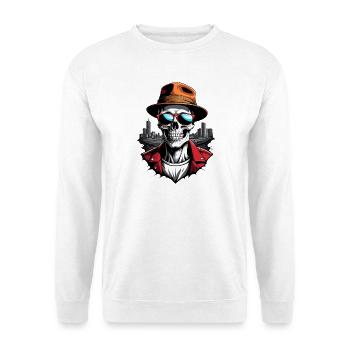 Cool Skull - Unisex Sweatshirt - white - Front