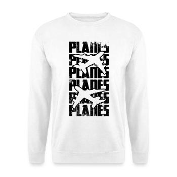 Luftfahrzeuge - Unisex Pullover - Weiß - Vorne