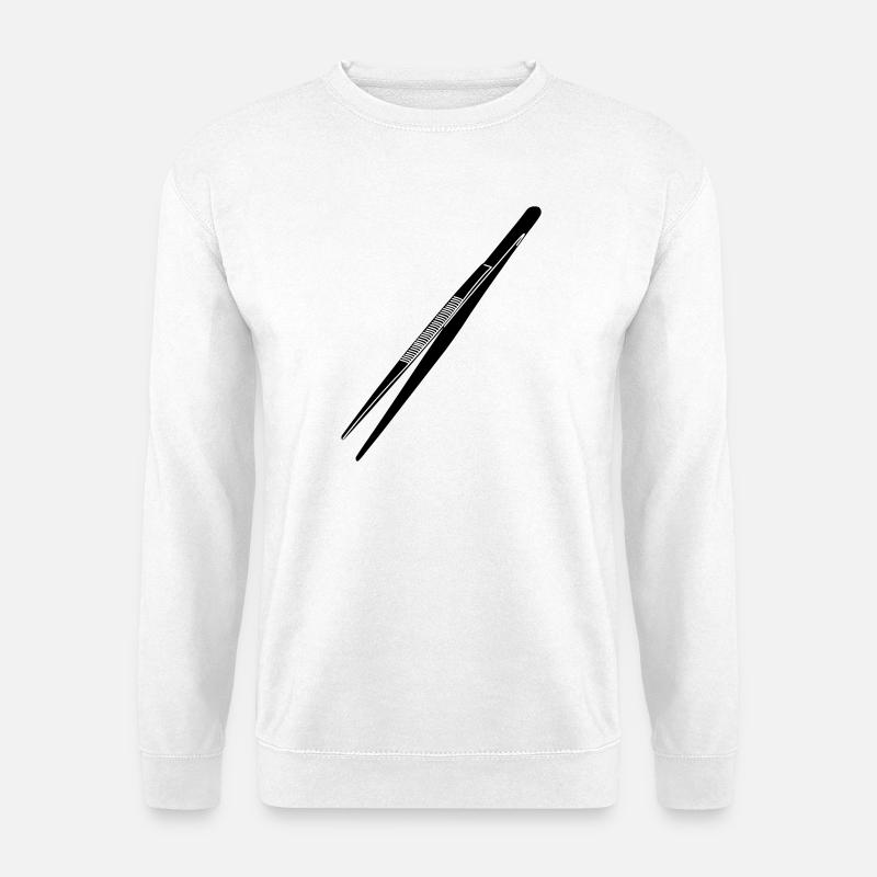 Pinzette - Unisex Pullover - Weiß