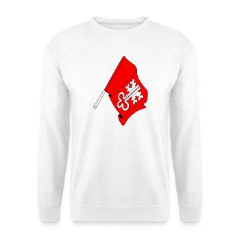 Drapeau Nidwald Suisse - Sweat-shirt Unisexe - blanc - Devant
