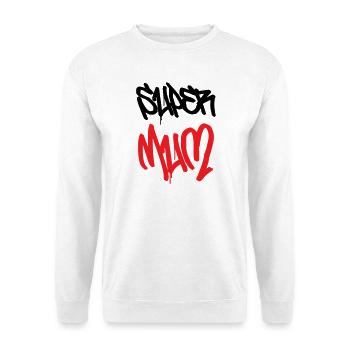 Super Mom - Mother's Day - Unisex Sweatshirt - white - Front