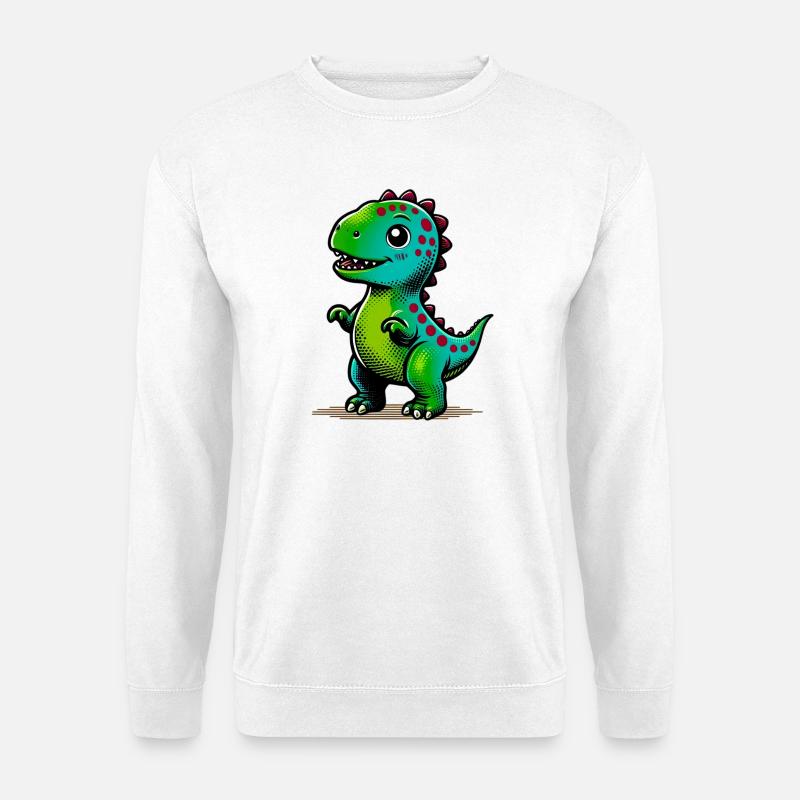 Dinosaurier - Unisex Pullover - Weiß